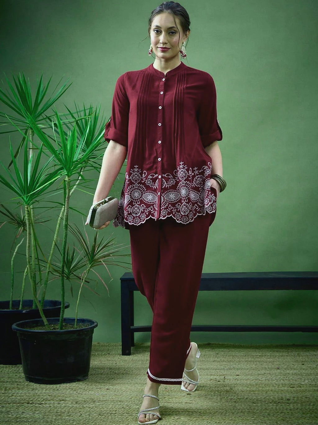 New✨✨ Refresh your work wardrobe with beautiful colours co-ord Set ! This cordset cotton 60*60 ensemble is designed for comfort and style, perfect for your busy days.